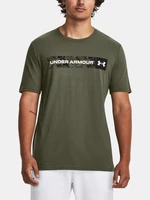 Kaki tričko Under Armour UA CAMO CHEST STRIPE SS