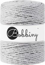 Bobbiny 3PLY Macrame Rope 5 mm 100 m Light Grey Cable