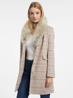 Orsay Women's beige coat with wool - Women