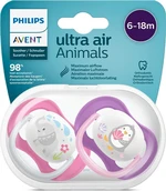 PHILIPS AVENT Cumlík Ultra air zvieratko 6-18m dievča 2 ks