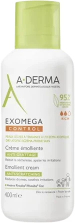 A-DERMA Exomega control emoliencia krém pre suchú pokožku s tendenciou k atopickému ekzému 400 ml