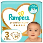 PAMPERS Premium Care S3, 6-10 kg 60 ks