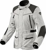 Rev'it! Voltiac 3 H2O Ladies Silver/Black 34 Blouson textile