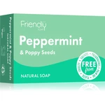 Friendly Soap Natural Soap Peppermint & Poppy Seeds přírodní mýdlo 95 g