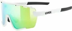 UVEX Sportstyle 236 Set White Mat/Green Mirrored Cyklistické brýle