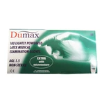 Rukavice DUMAX latex.nest.M 100ks púder