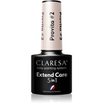 Claresa Extend Care 5 in 1 Provita podkladový lak pro gelové nehty s regeneračním účinkem odstín #2 5 g