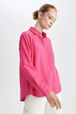 DEFACTO Regular Fit linen Long Sleeve Shirt