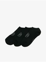 Set of three pairs of socks in black SAM 73 Detate
