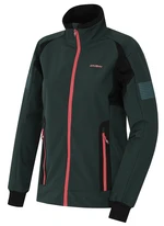 Women's softshell jacket HUSKY Scooby L black-green