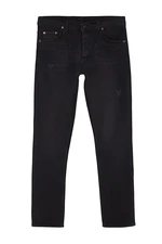 Trendyol Anthracite Slim Fit Rake Destroyed Jeans Jeans