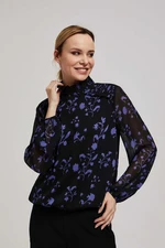 Shirt with floral pattern