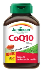 JAMIESON Koenzym Q10 60 mg 80 kapslí