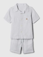 Light grey muslin boys' muslin pyjamas GAP Brannan