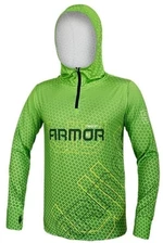Delphin Tee Shirt Hooded Sweatshirt UV ARMOR 50+ Neon L