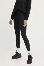 Legíny Dkny dámske, čierna farba, s potlačou, DP4P3419