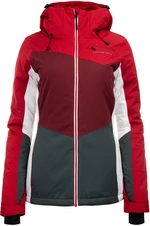 Women's ski jacket alpine pro ALPINE PRO LUDIA crimson