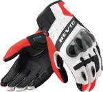 Rev'it! Gloves Ritmo Black/Neon Red XL Mănuși de motocicletă