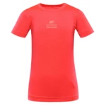 Tmavo ružové dievčenské športové tričko ALPINE PRO Basiko