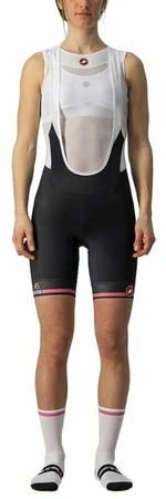 Castelli Giro Velocissima Bibshort Nero/Rosa Giro S Cuissard et pantalon