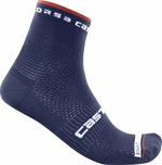 Castelli Rosso Corsa Pro 9 Sock Belgian Blue L/XL Calcetines de ciclismo
