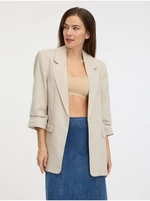 Beige women's blazer Vero Moda Frida - Women