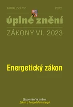 Aktualizace VI/1 2023 Energetický zákon - Zákon o hospodaření energií