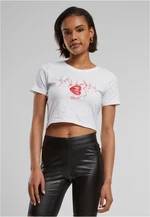 White Muah Cropped Tee T-Shirt