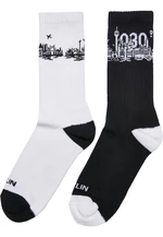 Socks Major City 030 2-Pack Black/White