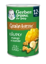 GERBER Organic chrumky s mangom a banánom 35 g