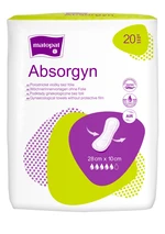 MATOPAT Absorgyn popôrodné gynekologické vložky bez fólie 28 cm x 10 cm, 20 ks