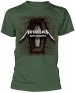 Metallica Camiseta de manga corta Death Magnetic Unisex Verde L