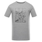 Men's functional T-shirt with cool-dry treatment ALPINE PRO GREM gray variant pb