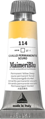 Maimeri Blu Watercolour Paint Permanent Yellow Deep 114 12 ml 1 pieza