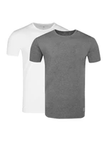 Volcano Man's 2Pack T-Shirt T-Clone White/Grey Melange