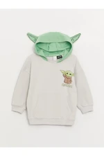 LC Waikiki Long Sleeve Star Wars Printed Baby Boy Hoodie