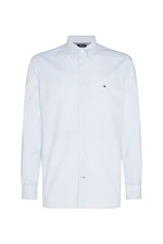 Tommy Hilfiger Shirt - FLEX REFINED OXFORD STRIPE SHIRT light blue