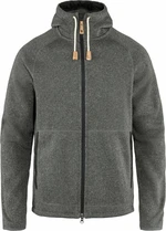 Fjällräven Övik Fleece M Dark Grey XL Sweat à capuche outdoor