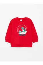 LC Waikiki Crew Neck Long Sleeve New Year's Themed Baby Boy Sweatshirt