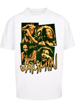 Men's T-shirt Bob Marley Jammin Live Oversize white