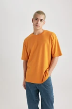 DEFACTO Oversize Fit Crew Neck Short Sleeve Heavy Fabric Basic T-Shirt