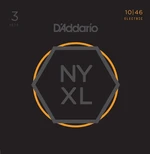 D'Addario NYXL1046-3P Cordes pour guitares électriques