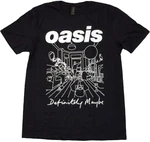 Oasis Maglietta Definitely Maybe Line Drawing Unisex Black M