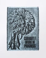 Carhartt WIP Chrysanthemum Woven Blanket Misty Sky/Black