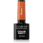 Claresa SoakOff UV/LED Color Neon gelový lak na nehty odstín 7 5 g