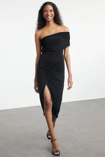 Trendyol Black Body-Styling Woven Dress