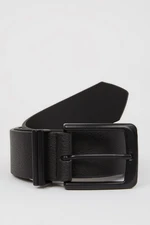 DEFACTO Men's Faux Leather Jean Belt