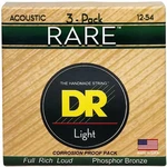 DR Strings RPM-12 Rare 3-Pack Struny do gitary akustycznej