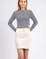 Thinking MU Ivory Marsha Skirt IVORY 40