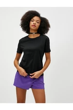 Koton Basic T-Shirt Short Sleeved Crew Neck Cotton